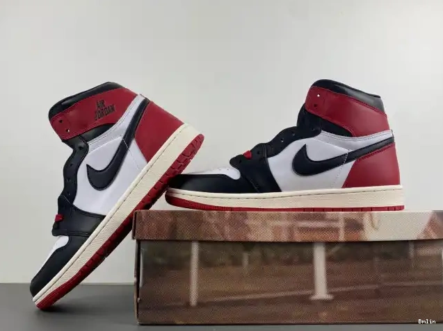 Bmlin Shoes DZ5485-106 Reimagined 1 High OG Black Toe Jordan Air 0613